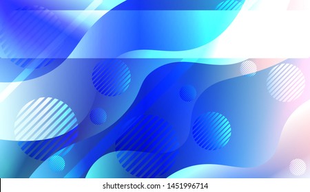 Futuristic Background With Color Gradient Geometric Shape for Your Design Landing Page, Ad, Banner, Cover Page. Vector Illustration with Color Gradient.