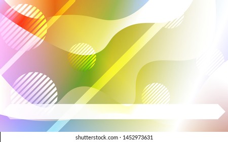 Futuristic Background With Color Gradient Geometric Shape for Your Design Landing Page, Ad, Banner, Cover Page. Vector Illustration with Color Gradient.
