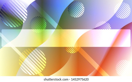 Futuristic Background With Color Gradient Geometric Shape for Your Design Landing Page, Ad, Banner, Cover Page. Vector Illustration with Color Gradient.