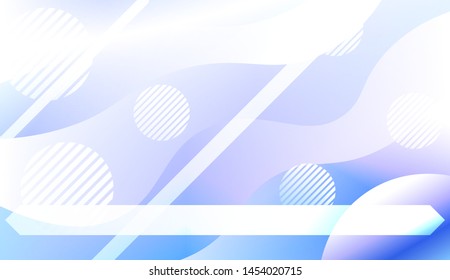 Futuristic Background With Color Gradient Geometric Shape for Your Design Landing Page, Ad, Banner, Cover Page. Vector Illustration with Color Gradient.