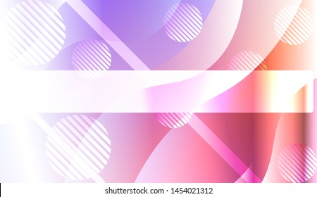 Futuristic Background With Color Gradient Geometric Shape for Your Design Landing Page, Ad, Banner, Cover Page. Vector Illustration with Color Gradient.