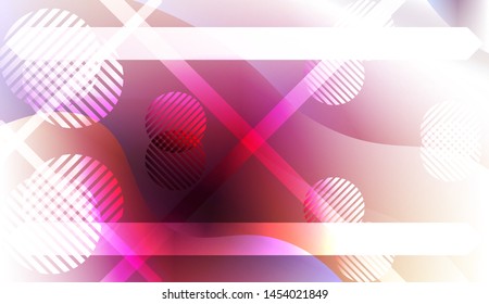 Futuristic Background With Color Gradient Geometric Shape for Your Design Landing Page, Ad, Banner, Cover Page. Vector Illustration with Color Gradient.