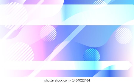 Futuristic Background With Color Gradient Geometric Shape for Your Design Landing Page, Ad, Banner, Cover Page. Vector Illustration with Color Gradient.