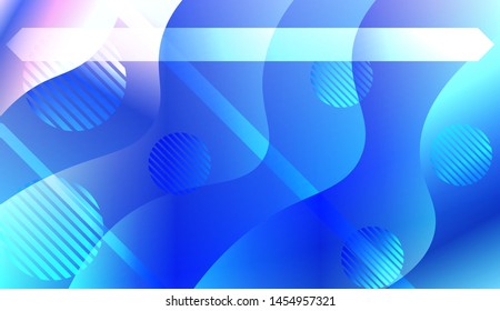 Futuristic Background With Color Gradient Geometric Shape for Your Design Landing Page, Ad, Banner, Cover Page. Vector Illustration with Color Gradient.