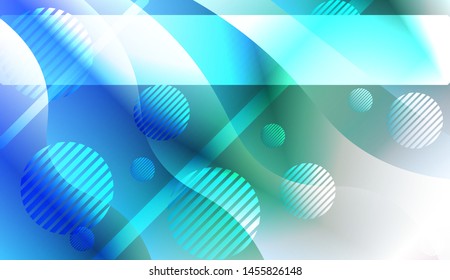 Futuristic Background With Color Gradient Geometric Shape for Your Design Landing Page, Ad, Banner, Cover Page. Vector Illustration with Color Gradient.