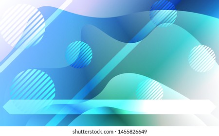 Futuristic Background With Color Gradient Geometric Shape for Your Design Landing Page, Ad, Banner, Cover Page. Vector Illustration with Color Gradient.
