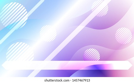 Futuristic Background With Color Gradient Geometric Shape for Your Design Landing Page, Ad, Banner, Cover Page. Vector Illustration with Color Gradient.