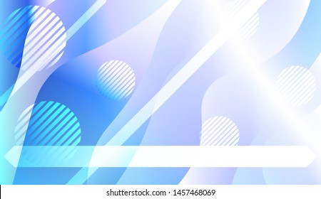 Futuristic Background With Color Gradient Geometric Shape for Your Design Landing Page, Ad, Banner, Cover Page. Vector Illustration with Color Gradient.