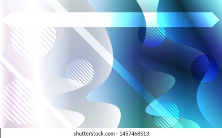 Futuristic Background With Color Gradient Geometric Shape for Your Design Landing Page, Ad, Banner, Cover Page. Vector Illustration with Color Gradient.