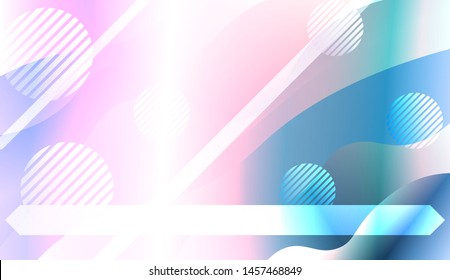 Futuristic Background With Color Gradient Geometric Shape for Your Design Landing Page, Ad, Banner, Cover Page. Vector Illustration with Color Gradient.