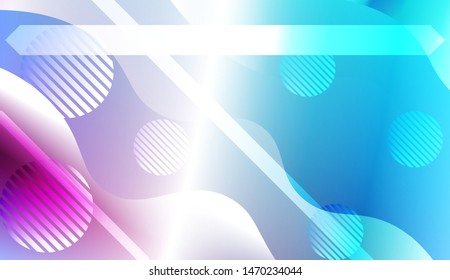 Futuristic Background With Color Gradient Geometric Shape for Your Design Landing Page, Ad, Banner, Cover Page. Vector Illustration with Color Gradient.