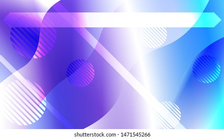Futuristic Background With Color Gradient Geometric Shape for Your Design Landing Page, Ad, Banner, Cover Page. Vector Illustration with Color Gradient.