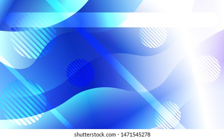 Futuristic Background With Color Gradient Geometric Shape for Your Design Landing Page, Ad, Banner, Cover Page. Vector Illustration with Color Gradient.