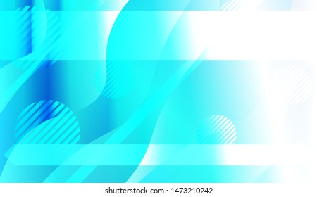 Futuristic Background With Color Gradient Geometric Shape for Your Design Landing Page, Ad, Banner, Cover Page. Vector Illustration with Color Gradient.