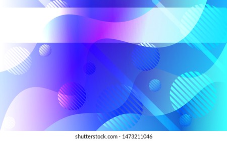 Futuristic Background With Color Gradient Geometric Shape for Your Design Landing Page, Ad, Banner, Cover Page. Vector Illustration with Color Gradient.