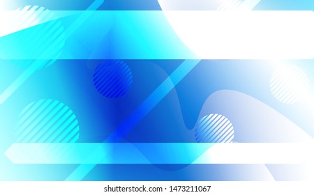 Futuristic Background With Color Gradient Geometric Shape for Your Design Landing Page, Ad, Banner, Cover Page. Vector Illustration with Color Gradient.