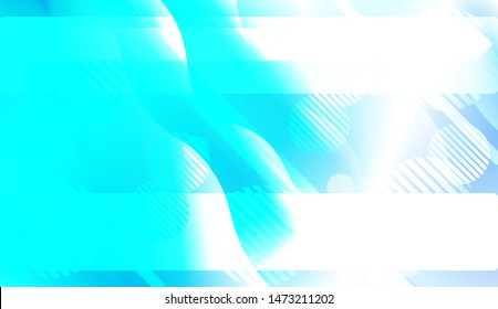 Futuristic Background With Color Gradient Geometric Shape for Your Design Landing Page, Ad, Banner, Cover Page. Vector Illustration with Color Gradient.