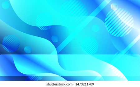 Futuristic Background With Color Gradient Geometric Shape for Your Design Landing Page, Ad, Banner, Cover Page. Vector Illustration with Color Gradient.