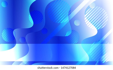 Futuristic Background With Color Gradient Geometric Shape for Your Design Landing Page, Ad, Banner, Cover Page. Vector Illustration with Color Gradient.