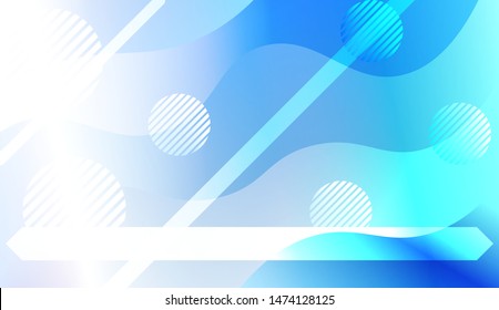 Futuristic Background With Color Gradient Geometric Shape for Your Design Landing Page, Ad, Banner, Cover Page. Vector Illustration with Color Gradient.