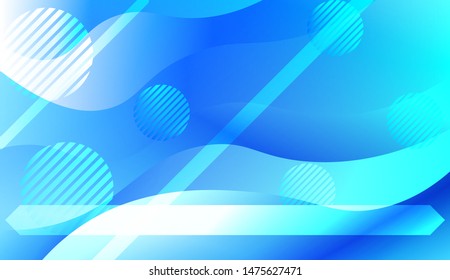 Futuristic Background With Color Gradient Geometric Shape for Your Design Landing Page, Ad, Banner, Cover Page. Vector Illustration with Color Gradient.