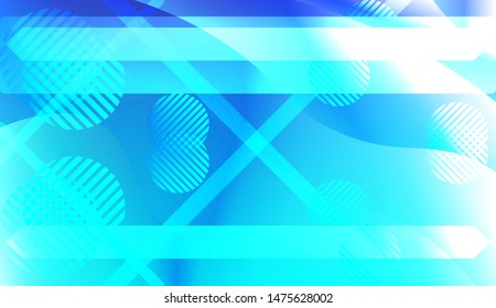 Futuristic Background With Color Gradient Geometric Shape for Your Design Landing Page, Ad, Banner, Cover Page. Vector Illustration with Color Gradient.