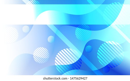 Futuristic Background With Color Gradient Geometric Shape for Your Design Landing Page, Ad, Banner, Cover Page. Vector Illustration with Color Gradient.