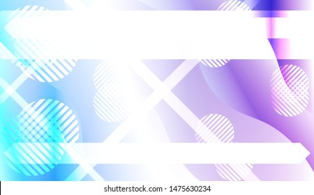 Futuristic Background With Color Gradient Geometric Shape for Your Design Landing Page, Ad, Banner, Cover Page. Vector Illustration with Color Gradient.