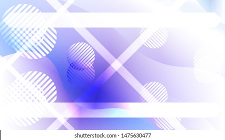 Futuristic Background With Color Gradient Geometric Shape for Your Design Landing Page, Ad, Banner, Cover Page. Vector Illustration with Color Gradient.