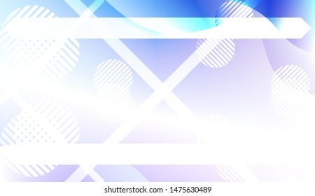 Futuristic Background With Color Gradient Geometric Shape for Your Design Landing Page, Ad, Banner, Cover Page. Vector Illustration with Color Gradient.