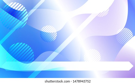 Futuristic Background With Color Gradient Geometric Shape for Your Design Landing Page, Ad, Banner, Cover Page. Vector Illustration with Color Gradient.