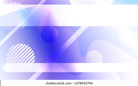 Futuristic Background With Color Gradient Geometric Shape for Your Design Landing Page, Ad, Banner, Cover Page. Vector Illustration with Color Gradient.