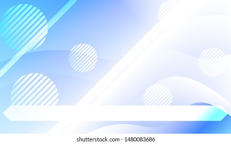 Futuristic Background With Color Gradient Geometric Shape for Your Design Landing Page, Ad, Banner, Cover Page. Vector Illustration with Color Gradient.