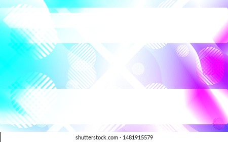 Futuristic Background With Color Gradient Geometric Shape for Your Design Landing Page, Ad, Banner, Cover Page. Vector Illustration with Color Gradient.
