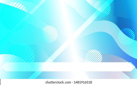 Futuristic Background With Color Gradient Geometric Shape for Your Design Landing Page, Ad, Banner, Cover Page. Vector Illustration with Color Gradient.