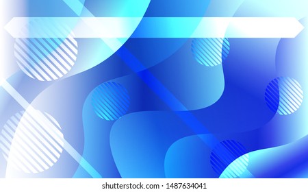 Futuristic Background With Color Gradient Geometric Shape for Your Design Landing Page, Ad, Banner, Cover Page. Vector Illustration with Color Gradient.