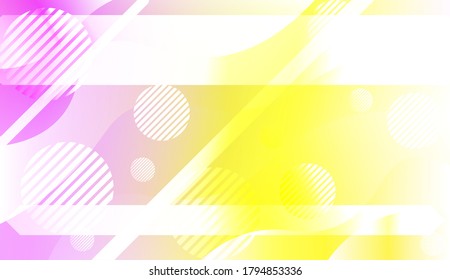 Futuristic Background With Color Gradient Geometric Shape for Your Design Landing Page, Ad, Banner, Cover Page. Vector Illustration with Color Gradient.