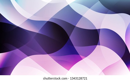 Futuristic Background With Color Gradient Wave Shapes. For Your Design Ad, Banner, Cover Page. Vector Illustration.
