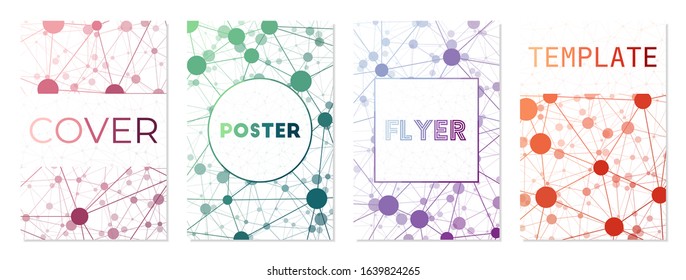 Futuristic background design vector collection. Can be used as cover, banner, flyer, poster, business card, brochure. Attractive geometric background collection. Astonishing vector illustration.