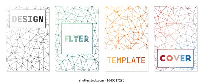 Futuristic background design vector collection. Can be used as cover, banner, flyer, poster, business card, brochure. Amazing geometric background collection. Classy vector illustration.