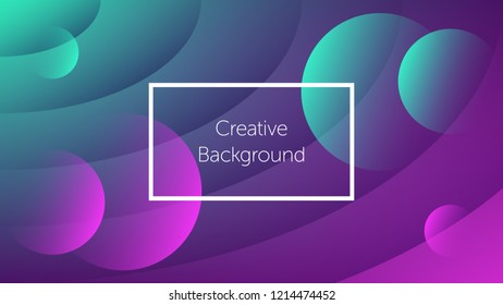 Futuristic background with dynamic wavy shapes. Creative background for landing page, banner and cover, poster and presentation. Modern template for graphic design. Vector Eps10