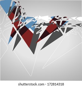 Futuristic background, geometric technology style illustration.