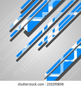 Futuristic background, geometric technology style illustration.