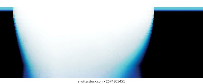 Futuristic background with a gradient style, blending white and blue. The background has a smooth texture with white and blue hues. Light leak background vector. Blue background.