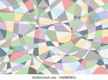 Futuristic background with lines and abstract polygonal mosaic, background for web, presentations and prints.  That pattern can be used as a part of a brand book.