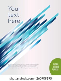 Futuristic background with lines. Vector illustration Eps10 file. Global colors&layers.