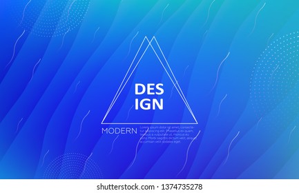 Futuristic background with liquid colors. Fluid shapes on minimalistic backdrop. Vector design template.