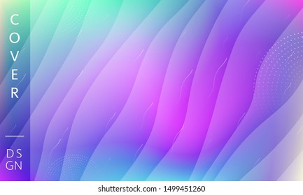 Futuristic background with liquid colors. Fluid shapes on minimalistic backdrop. Vector design template.