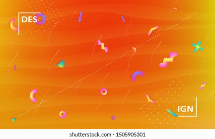 Futuristic background with liquid colors. Fluid shapes on minimalistic backdrop. Vector design template.