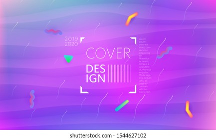 Futuristic background with liquid colors. Fluid shapes on minimalistic backdrop. Vector design template.